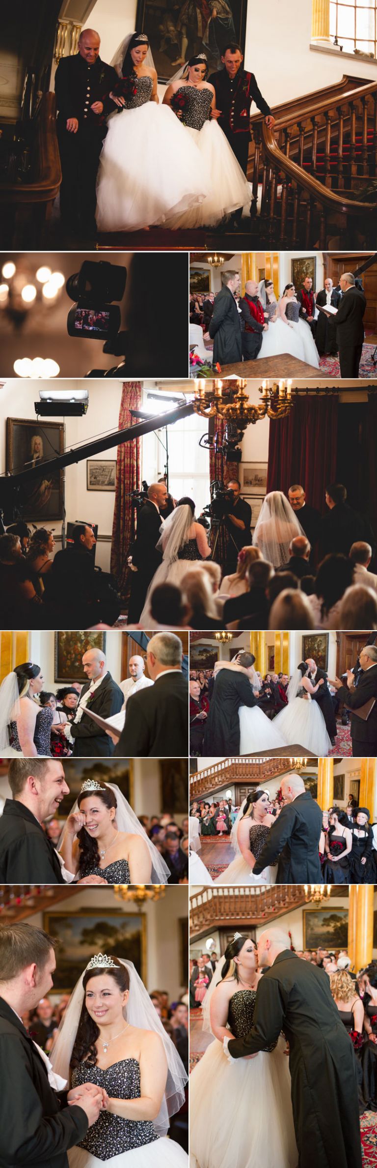 Walcot Hall Wedding Photography - Battle of the Brides Sky Living