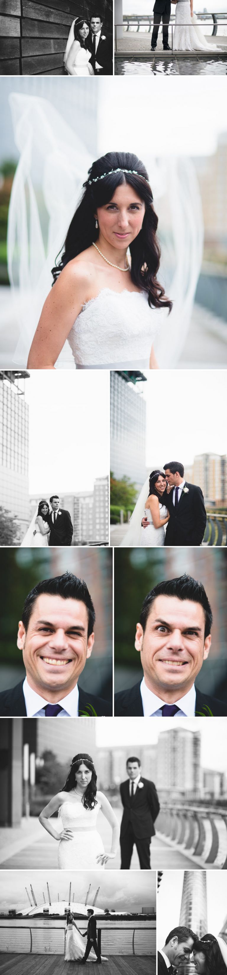 Bridal Portraits on the River Thames