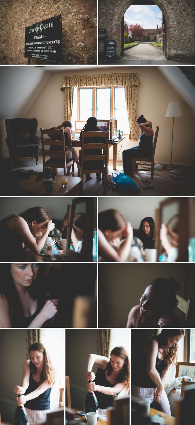 Kent Wedding Photography at Lympne Castle