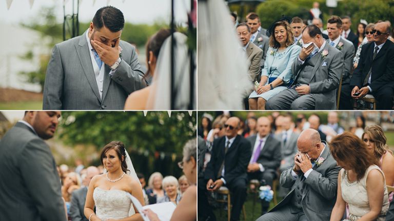Emotional wedding