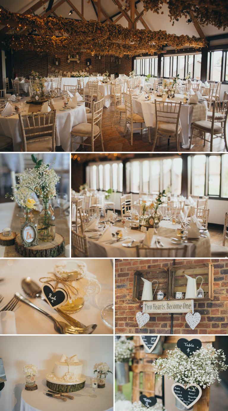 rustic themed wedding at the museum of kent life barn