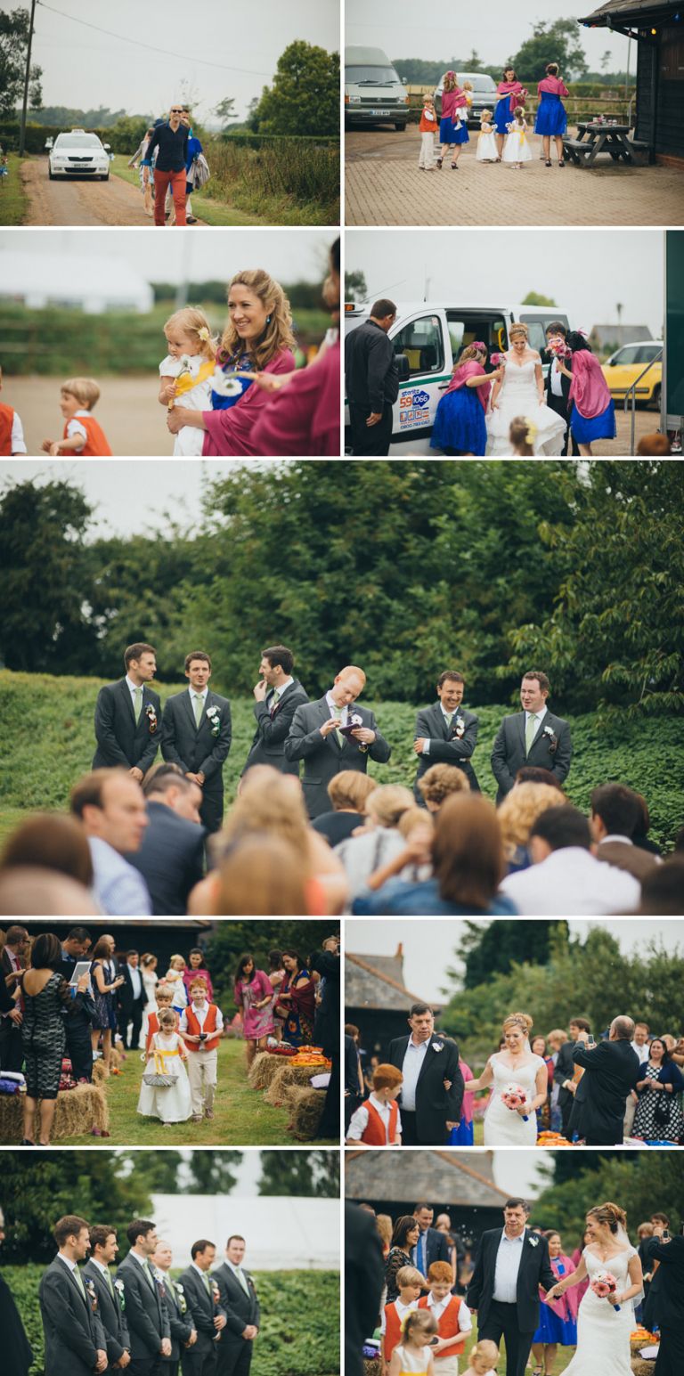 A countryside, music style festival wedding in Kent