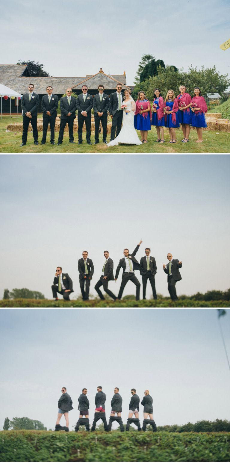 A countryside, music style festival wedding in Kent