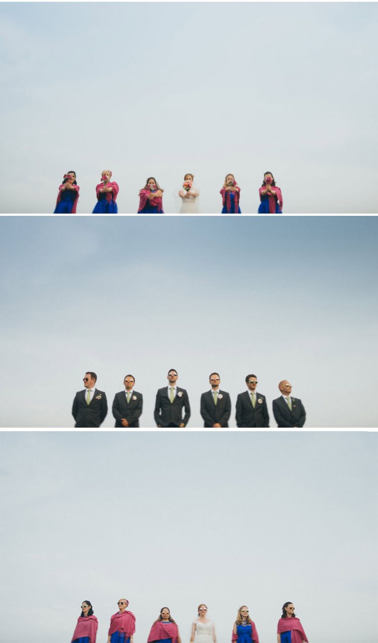 A countryside, music style festival wedding in Kent