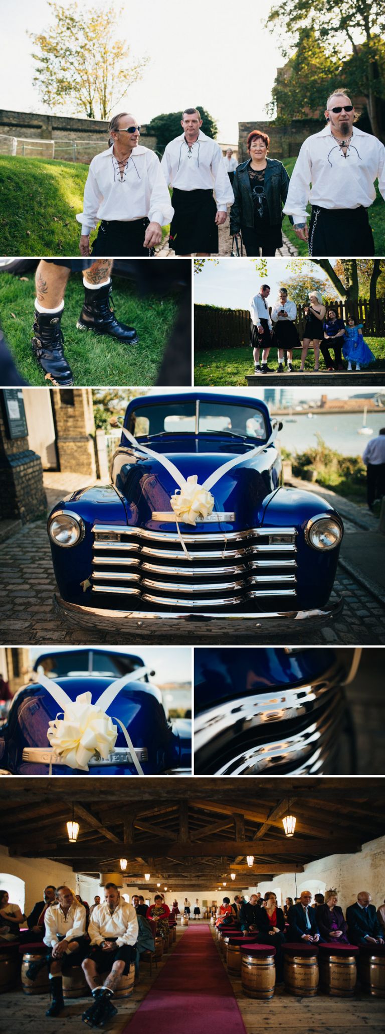 Wedding at Upnor Castle Kent