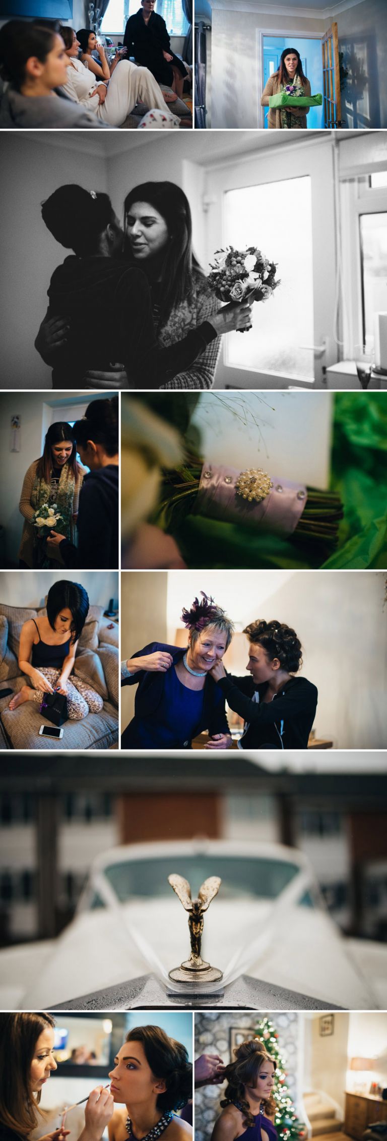 A christmas themed wedding at cooling castle barn