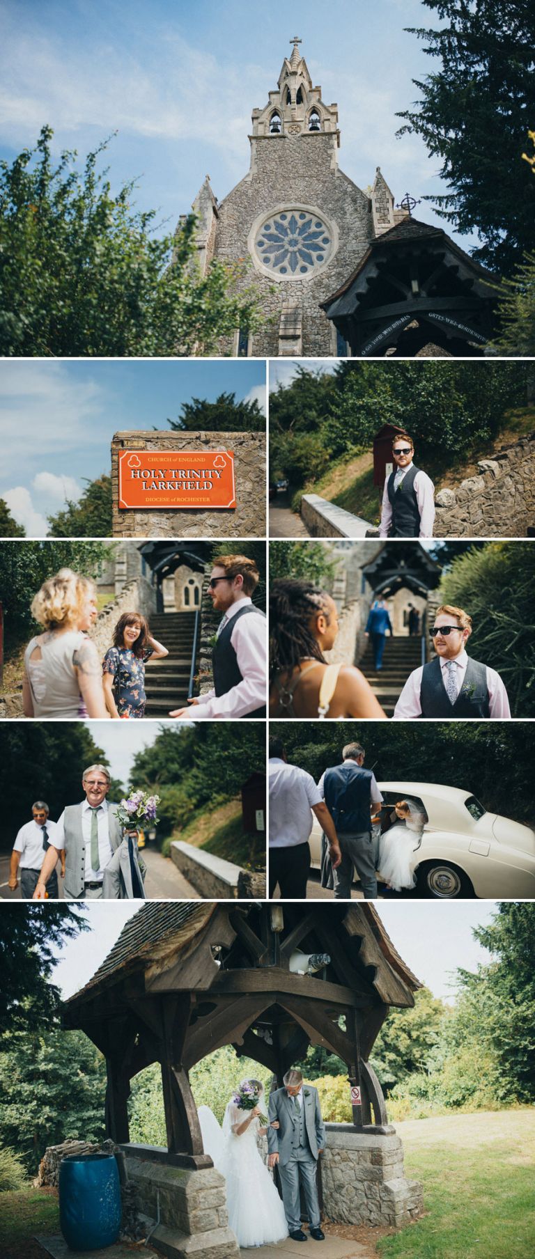 A wedding at holy trinity church larkfield, followed by a reception at the moat in wrotham