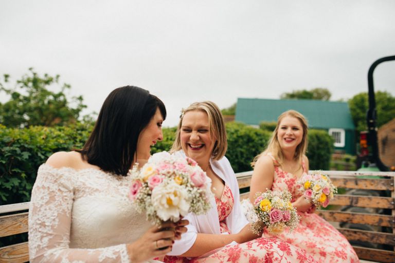 A rustic wedding at the museum of kent life