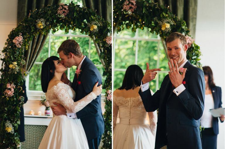 A rustic wedding at the museum of kent life