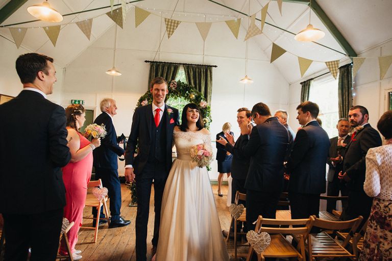 A rustic wedding at the museum of kent life