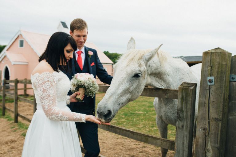 A rustic wedding at the museum of kent life