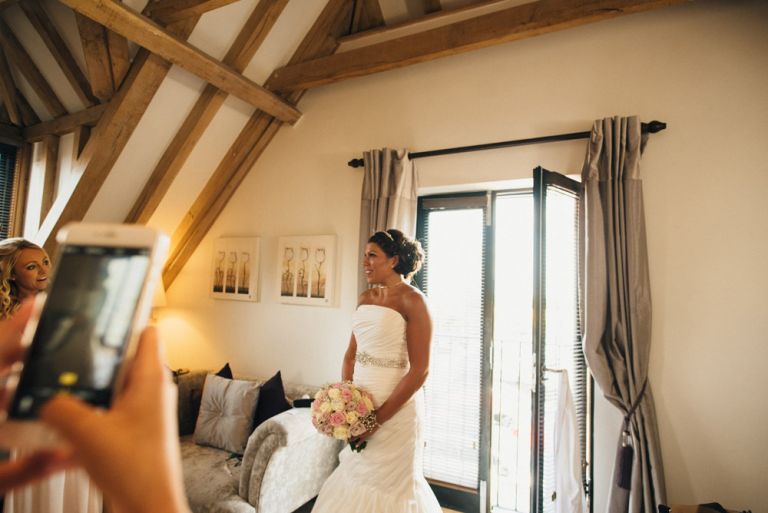 A beautiful wedding at cooling castle barn in kent
