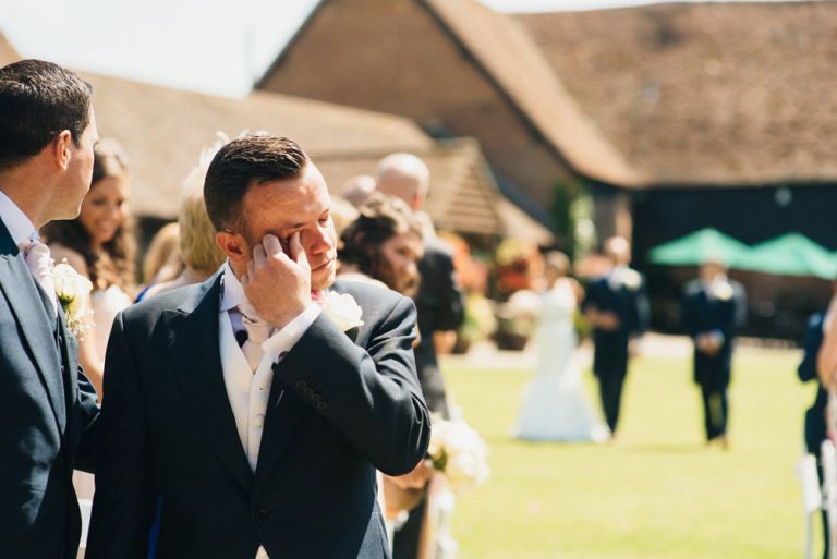 A beautiful wedding at cooling castle barn in kent