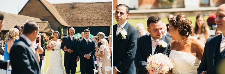 A beautiful wedding at cooling castle barn in kent