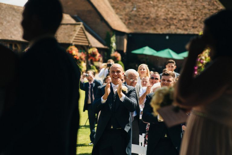 A beautiful wedding at cooling castle barn in kent