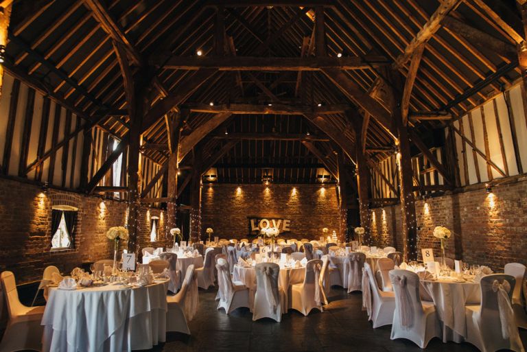 A beautiful wedding at cooling castle barn in kent