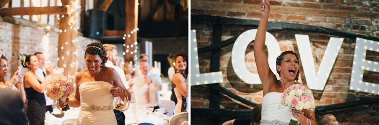 A beautiful wedding at cooling castle barn in kent