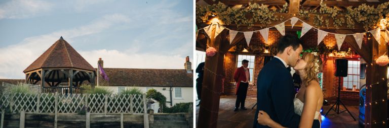 A wedding at the ferry house inn, in kent
