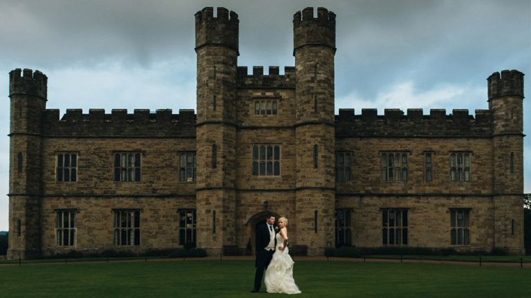A wedding at Leeds Castle, in Maidstone Kent