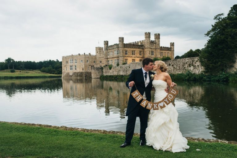 A wedding at Leeds Castle, in Maidstone Kent