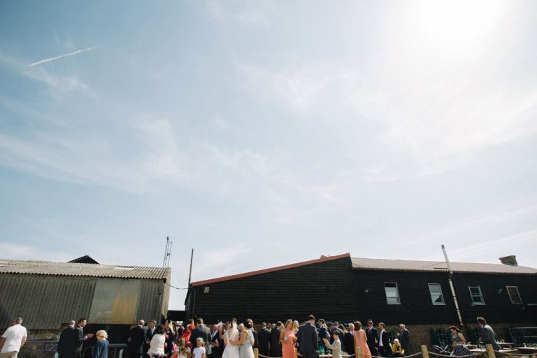 wedding photography at east quay in whitstable 