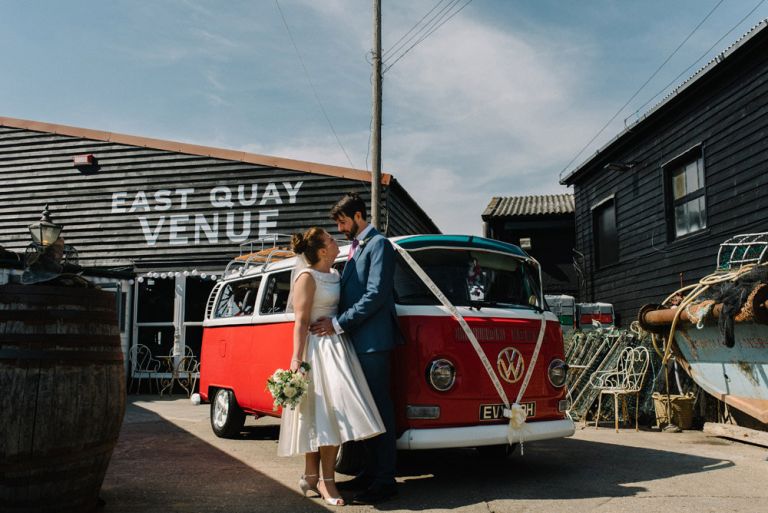 wedding photography at east quay in whitstable 