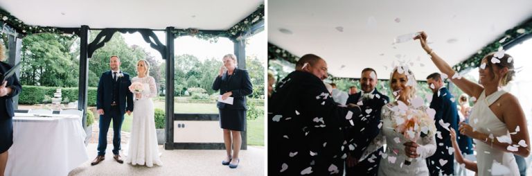Hayne Barn House in Hythe Wedding