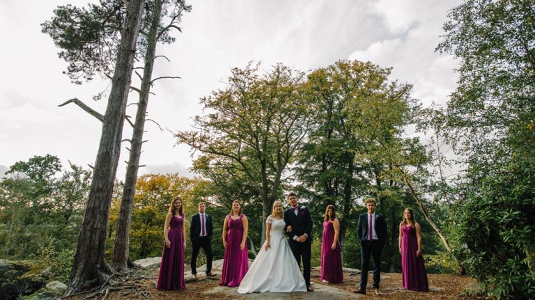 Wedding photos from High Rocks