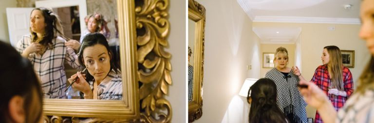 Wedding photography at Dalhousie Castle