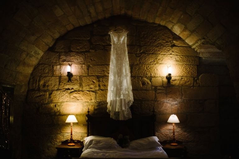 Wedding photography at Dalhousie Castle