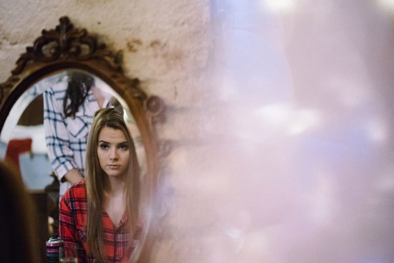 Wedding photography at Dalhousie Castle