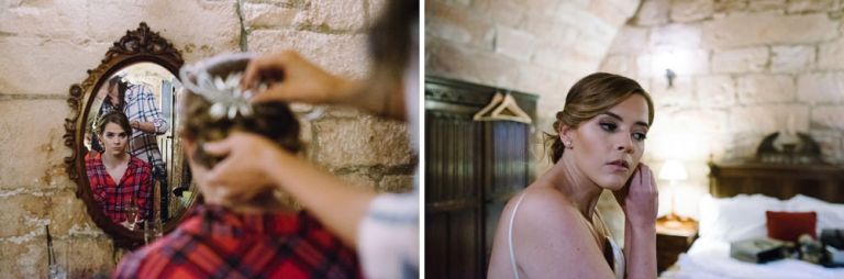 Wedding photography at Dalhousie Castle