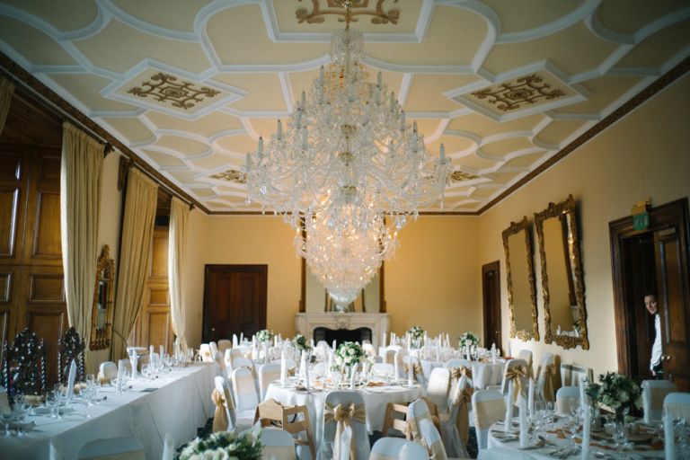 Wedding photography at Dalhousie Castle