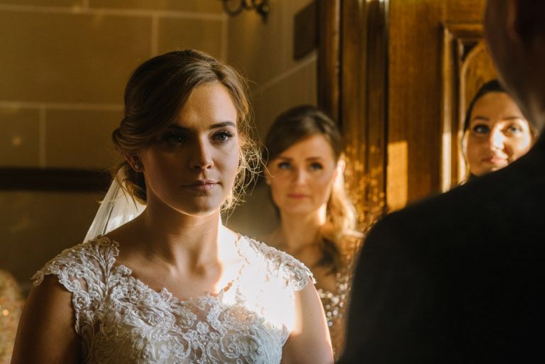 Wedding photography at Dalhousie Castle