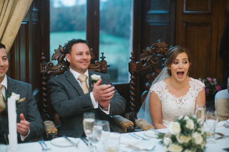 Wedding photography at Dalhousie Castle