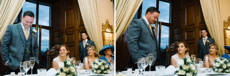 Wedding photography at Dalhousie Castle