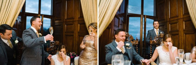Wedding photography at Dalhousie Castle