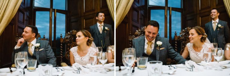 Wedding photography at Dalhousie Castle