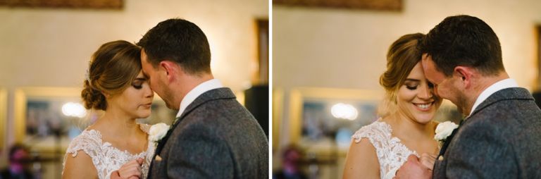 Wedding photography at Dalhousie Castle