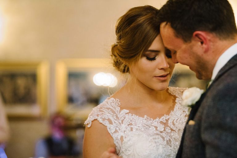 Wedding photography at Dalhousie Castle