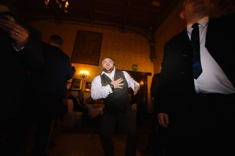 Wedding photography at Dalhousie Castle