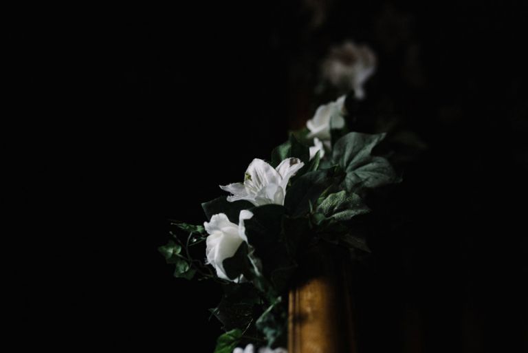 A winter wedding at cooling castle barn