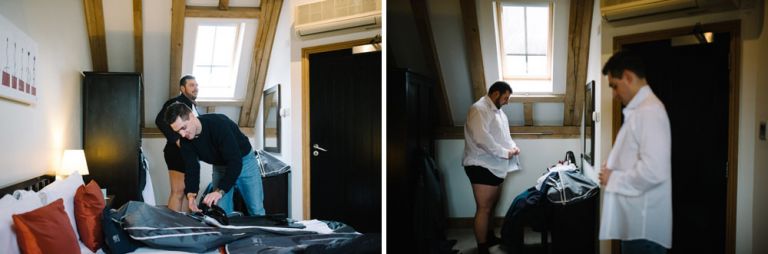 A winter wedding at cooling castle barn