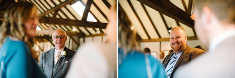 A winter wedding at cooling castle barn
