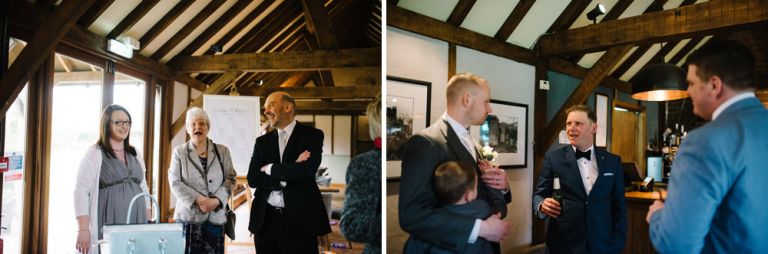 A winter wedding at cooling castle barn