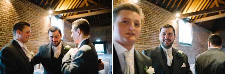 A winter wedding at cooling castle barn