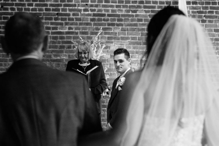 A winter wedding at cooling castle barn