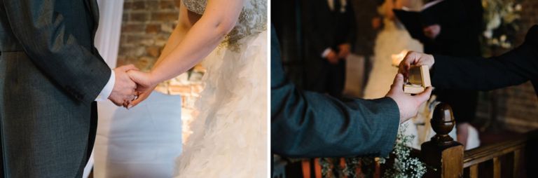 A winter wedding at cooling castle barn