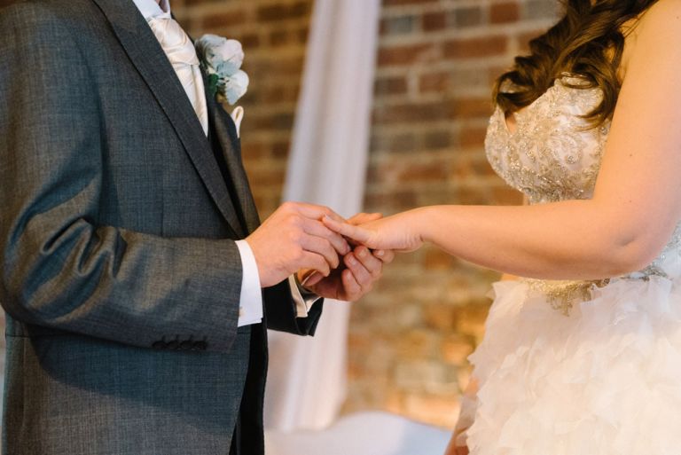 A winter wedding at cooling castle barn