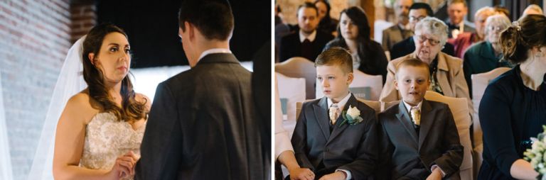 A winter wedding at cooling castle barn